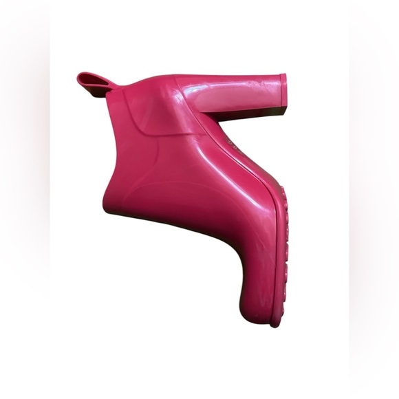 Bottega Veneta women’s pink rubber lollipop booties size 38 - Picture 7 of 9